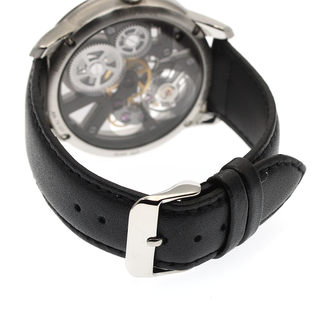MAURICE LACROIX MP7228-SS001-000 Masterpiece Skeleton Hand-wound Men's Watch Excellent Condition with Warranty.
