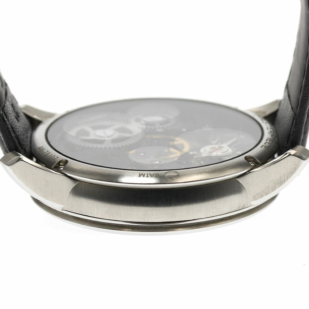 MAURICE LACROIX MP7228-SS001-000 Masterpiece Skeleton Hand-wound Men's Watch Excellent Condition with Warranty.