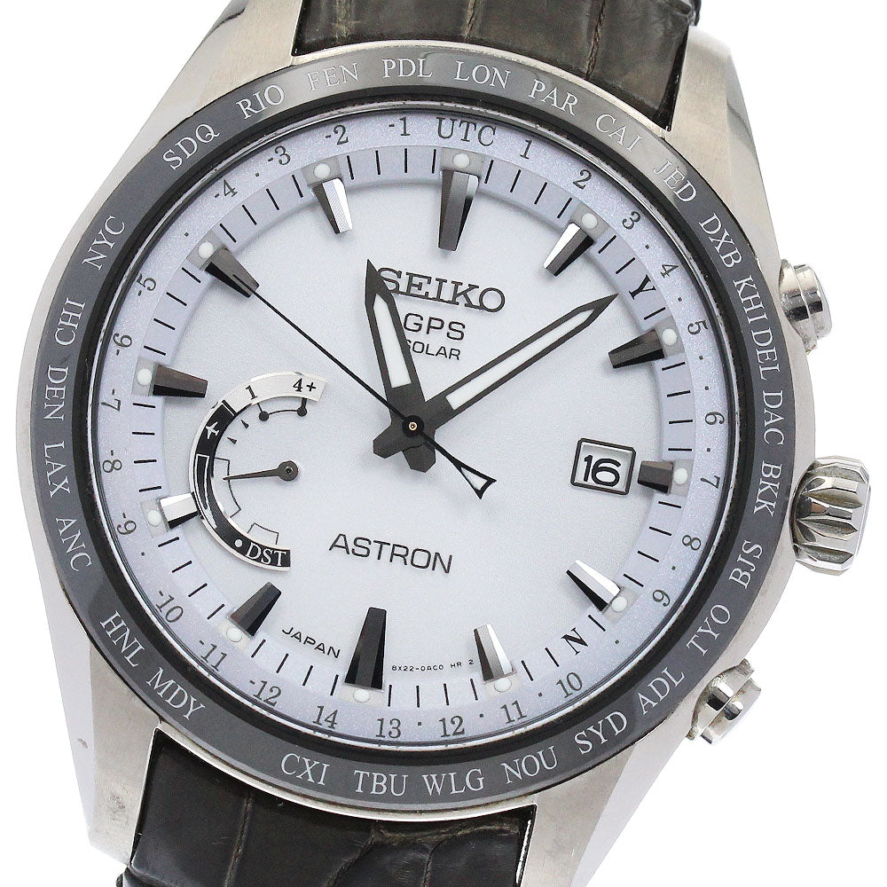 SEIKO SBXB093/8X22-0AG0-2 Astron Date Solar Radio Controlled Men's Watch Excellent Condition with Warranty.
