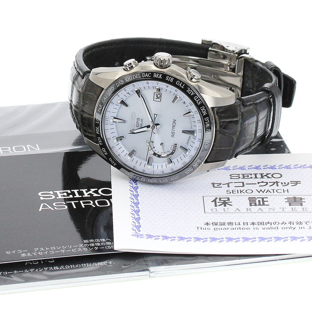 SEIKO SBXB093/8X22-0AG0-2 Astron Date Solar Radio Controlled Men's Watch Excellent Condition with Warranty.