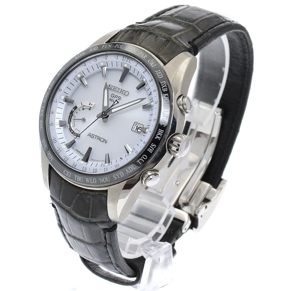 SEIKO SBXB093/8X22-0AG0-2 Astron Date Solar Radio Controlled Men's Watch Excellent Condition with Warranty.