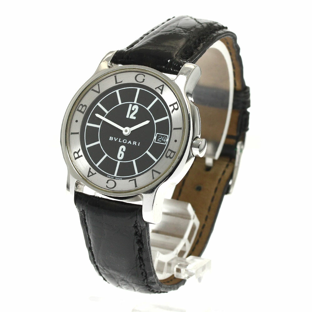 BVLGARI ST35S Solo Tempo Date Quartz Men's Watch with Warranty