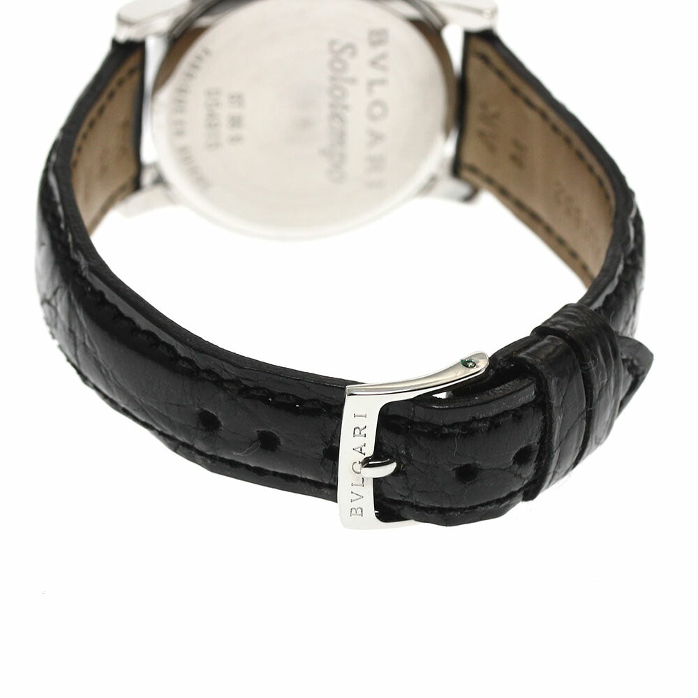 BVLGARI ST35S Solo Tempo Date Quartz Men's Watch with Warranty