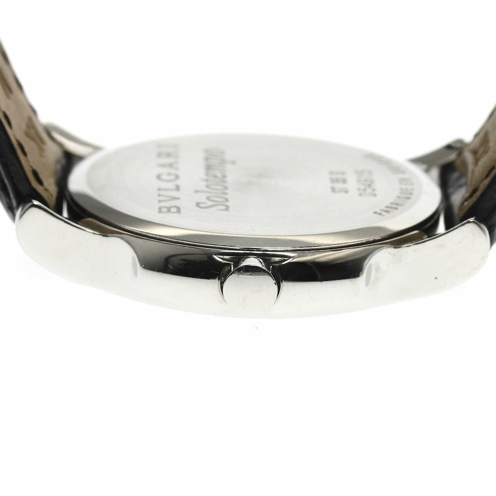 BVLGARI ST35S Solo Tempo Date Quartz Men's Watch with Warranty