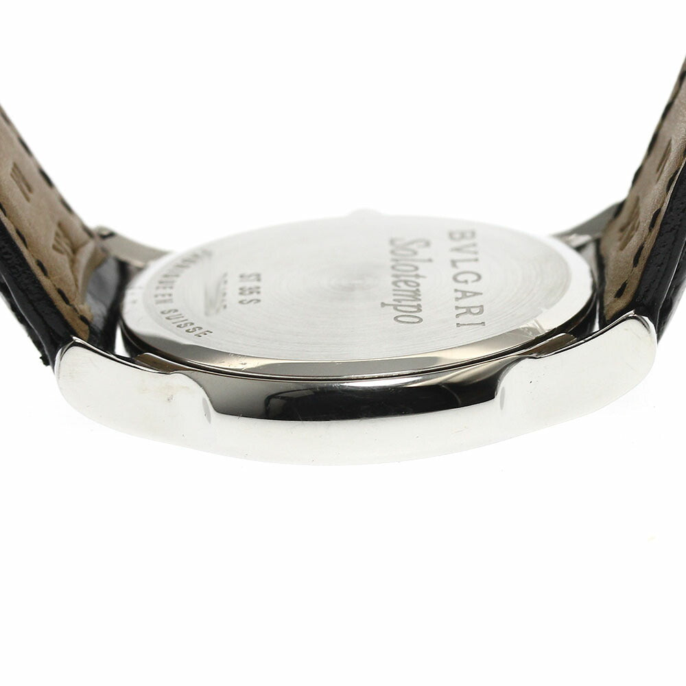 BVLGARI ST35S Solo Tempo Date Quartz Men's Watch with Warranty