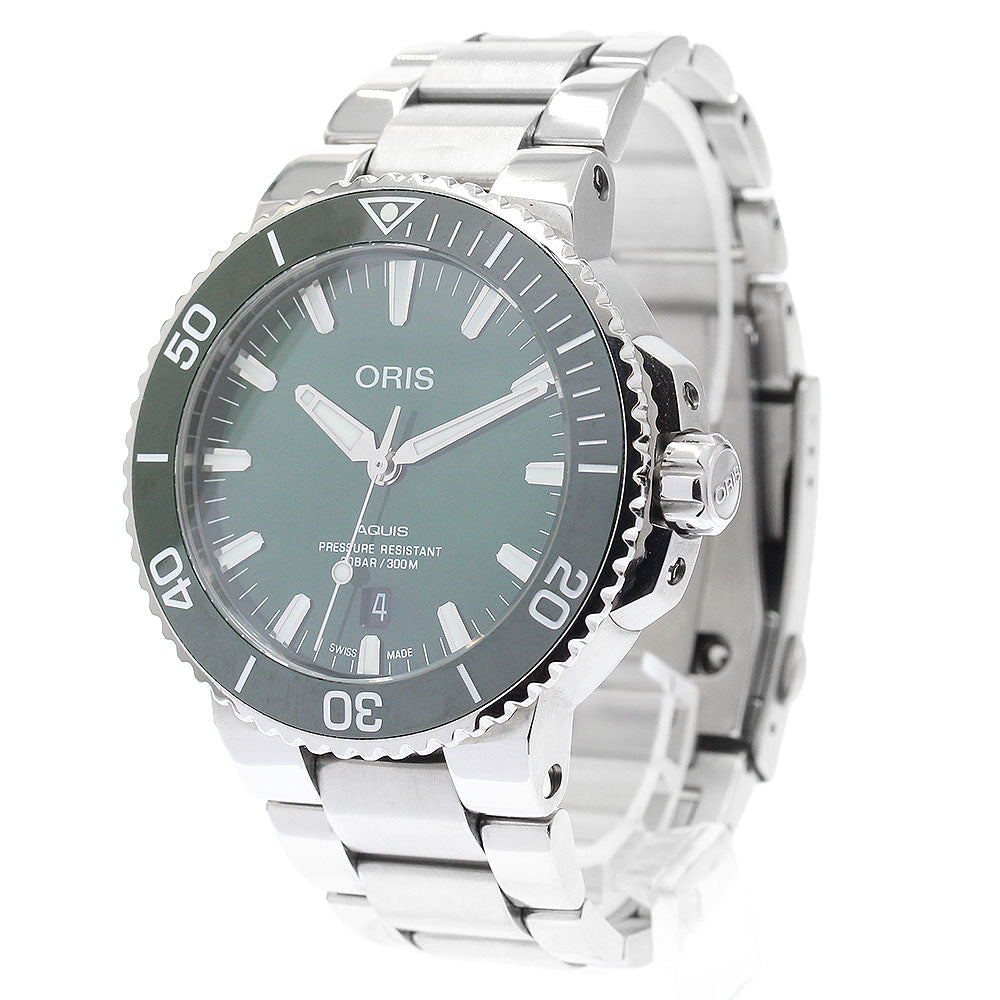ORIS 773 7730 4157 Aquis Date Automatic Men's Watch - Excellent Condition