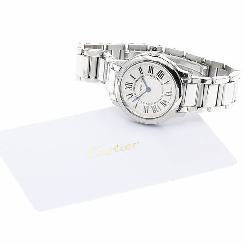 CARTIER WSRN0033 Ronde Must de 29mm Quartz Ladies Watch with Warranty