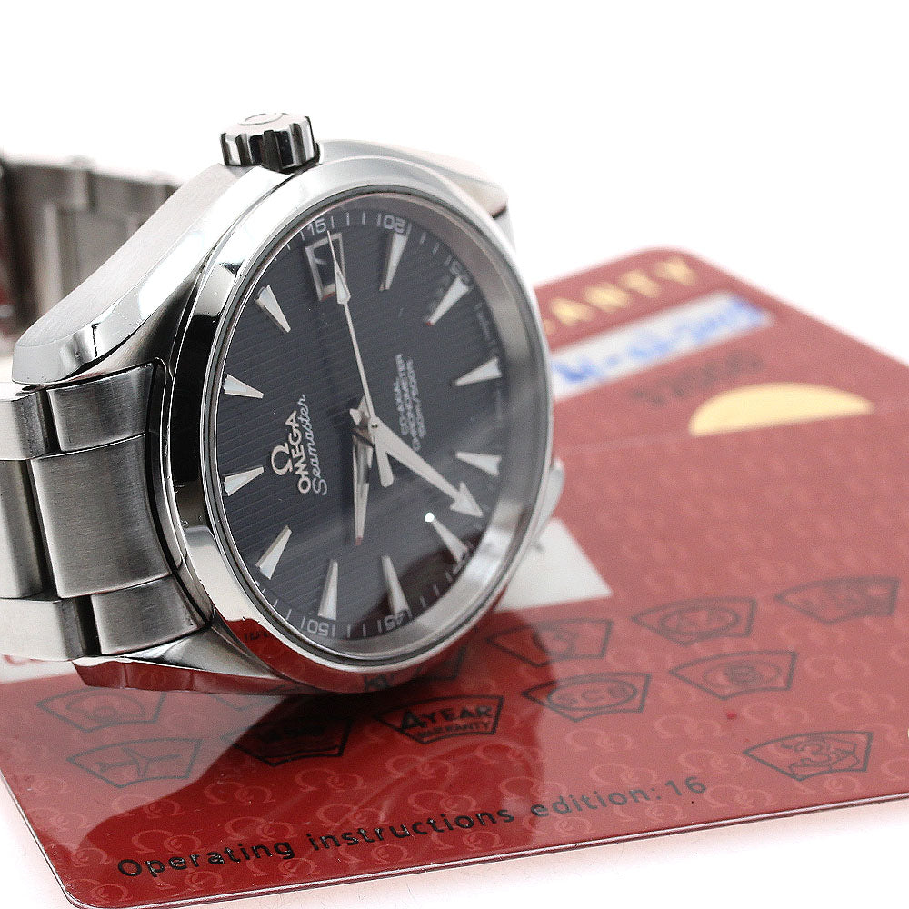 OMEGA 231.10.39.21.01.001 Seamaster Aqua Terra Date Co-Axial Automatic Men's Watch with Warranty