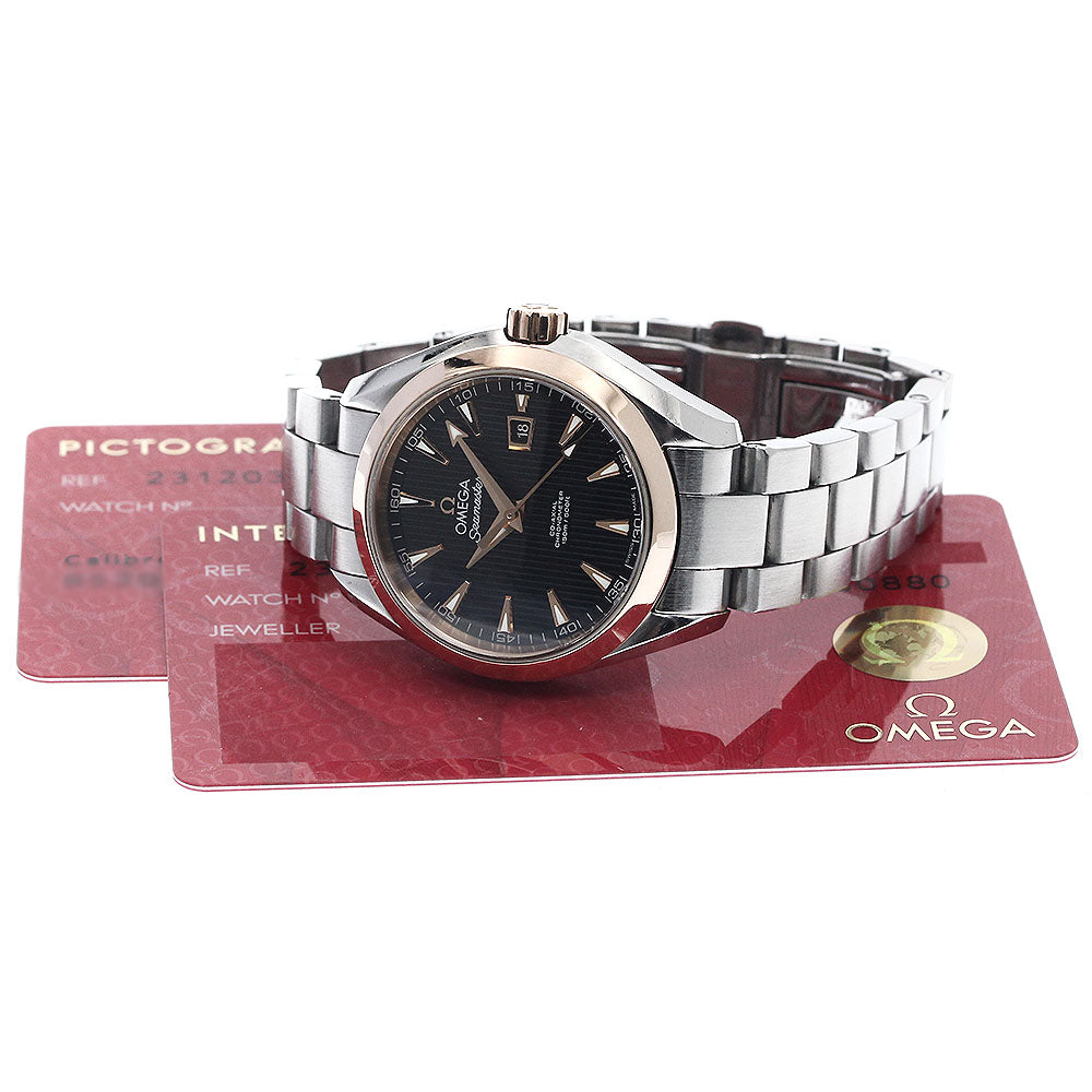 OMEGA 231.20.34.20.01.003 Seamaster Aqua Terra Co-Axial Automatic Ladies' Watch with Warranty