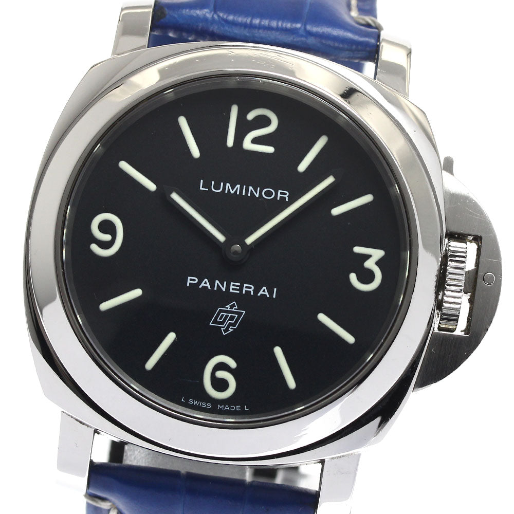 PANERAI PAM01000 Luminor Base Logo Acciaio Manual Winding Men's Watch