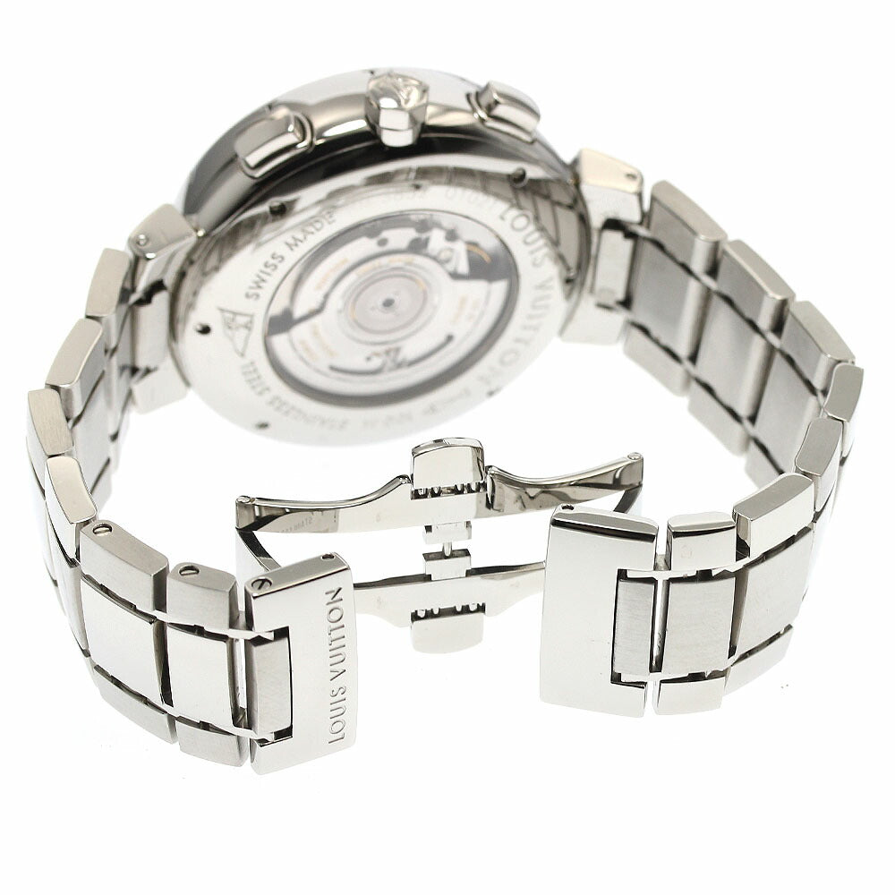 LOUIS VUITTON Q1021 Tambour Louis Vuitton Cup Regatta Flyback Automatic Men's Watch with Box and Warranty Card