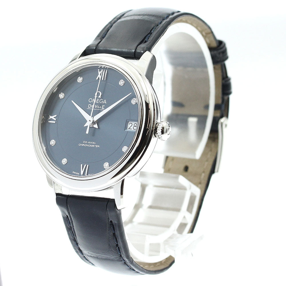 OMEGA 424.13.33.20.53.001 De Ville Prestige Co-Axial 8P Diamond Automatic Ladies Watch Excellent Condition with Warranty.