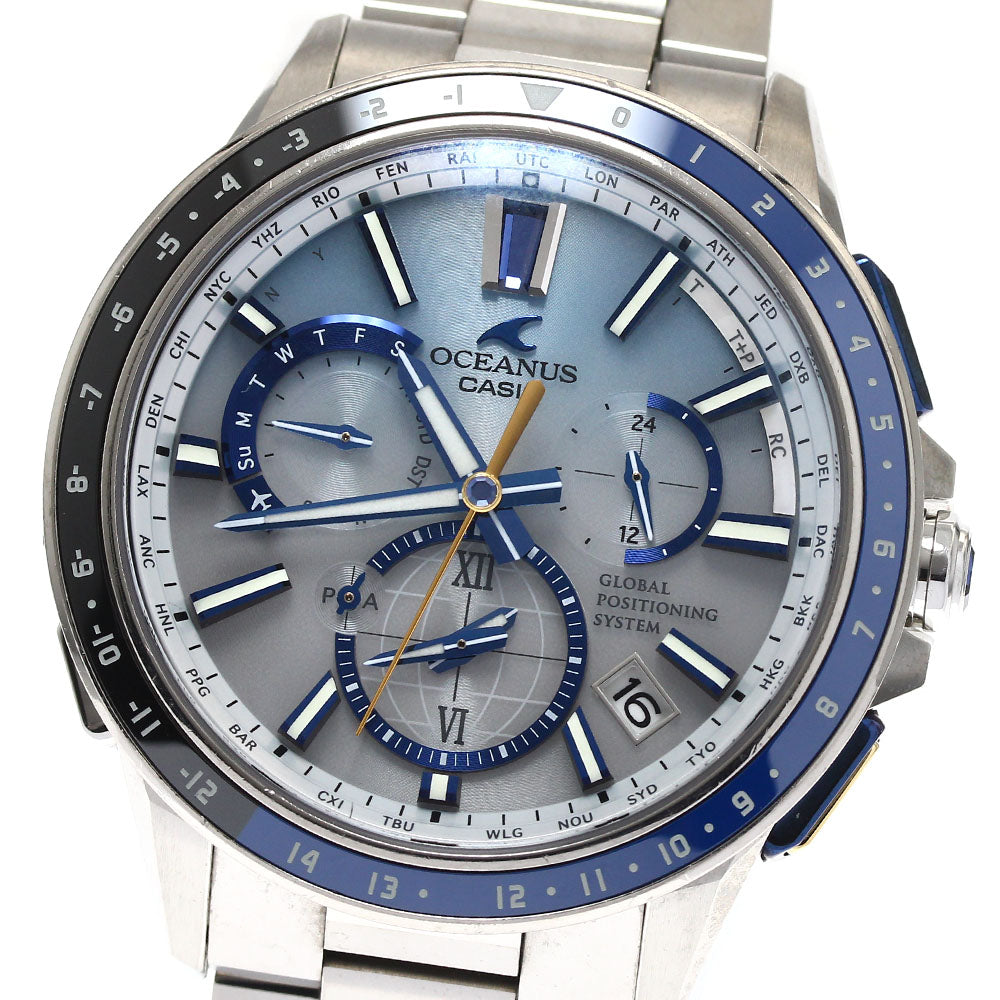CASIO OCW-G1100C-7AJF Oceanus Limited Edition (1500 pieces worldwide) Solar-powered radio-controlled men's watch with box and warranty.