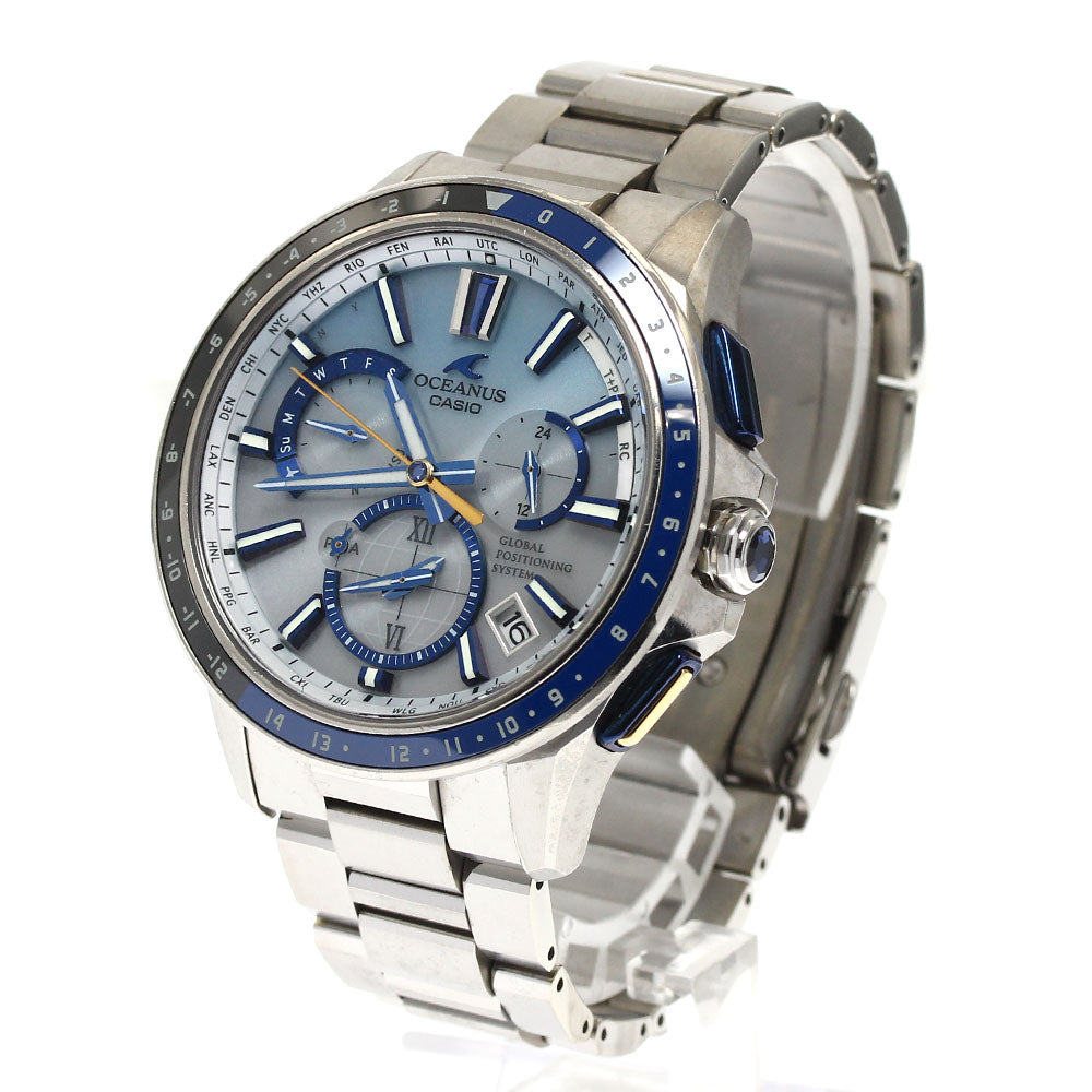 CASIO OCW-G1100C-7AJF Oceanus Limited Edition (1500 pieces worldwide) Solar-powered radio-controlled men's watch with box and warranty.