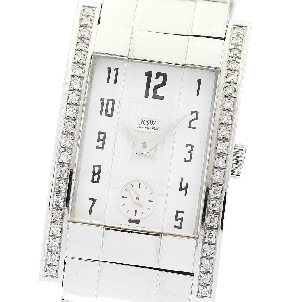 RSW 6920 Small Seconds Diamond Bezel Quartz Men's Watch with Warranty