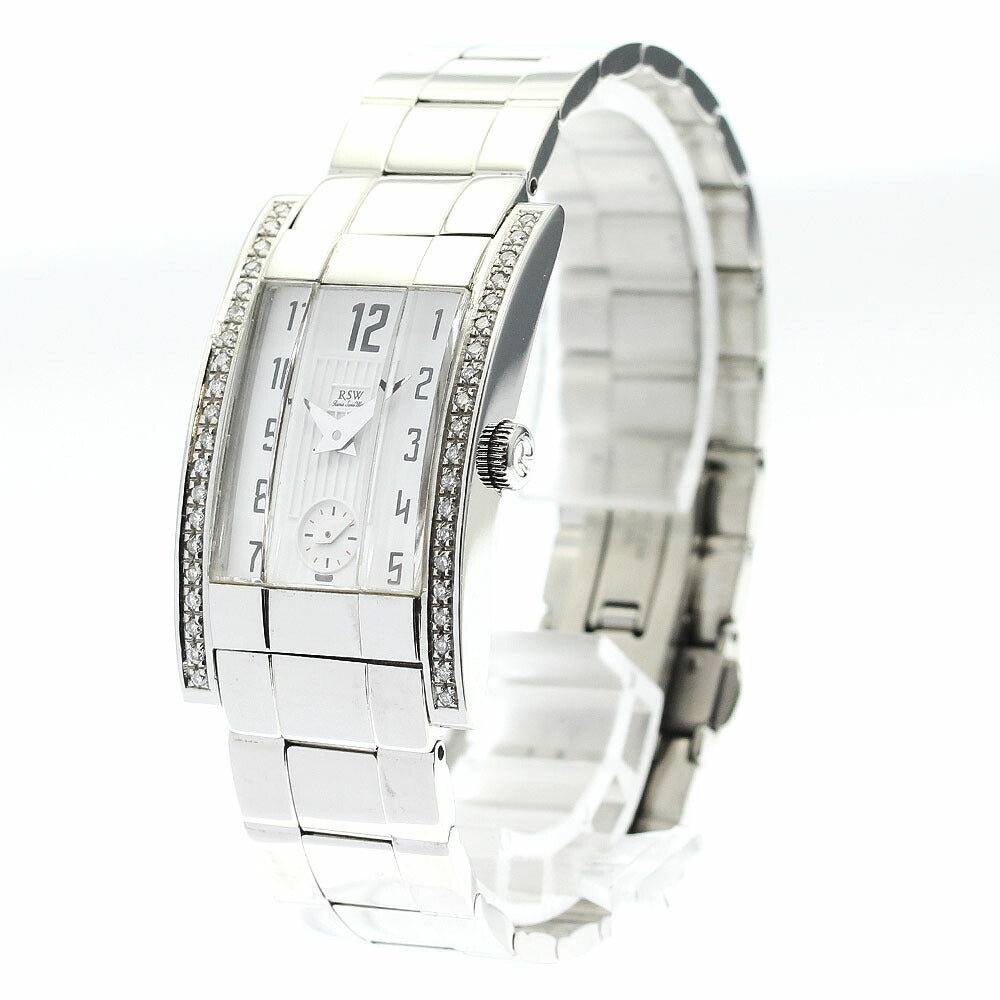 RSW 6920 Small Seconds Diamond Bezel Quartz Men's Watch with Warranty
