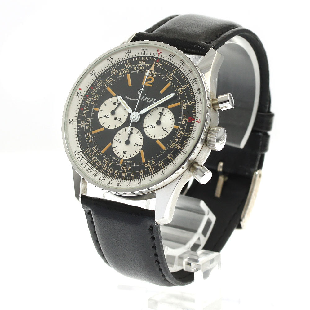 Sinn 903.ST.GL Navigation Cal.1873 Chronograph Manual Winding Men's Watch - Excellent Condition