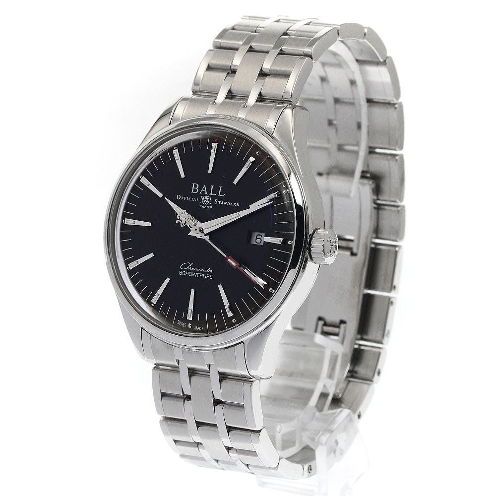 BALL WATCH NM3280D-S1CJ-BK Manufacture 80 Date Automatic Men's Watch Excellent Condition with Warranty Card