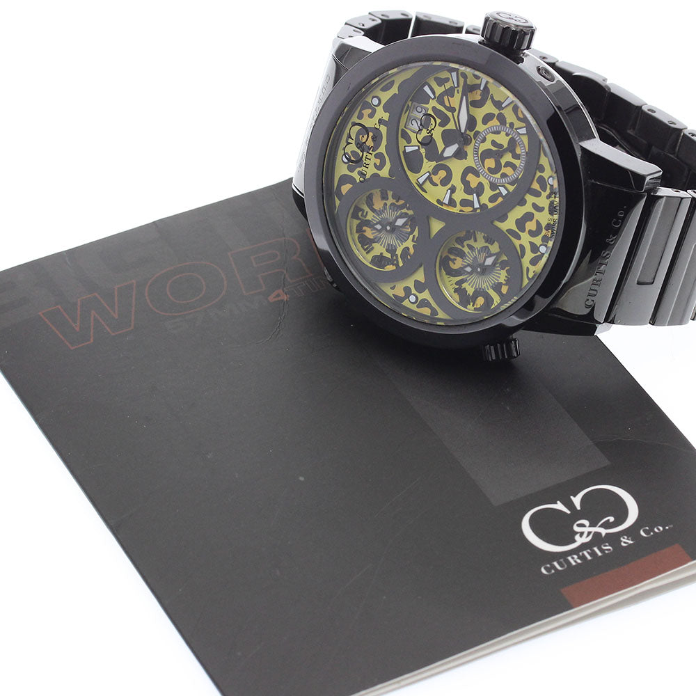 Curtis & Co. SUW57JPJGY Big Time World Date Quartz Men's Watch with Warranty