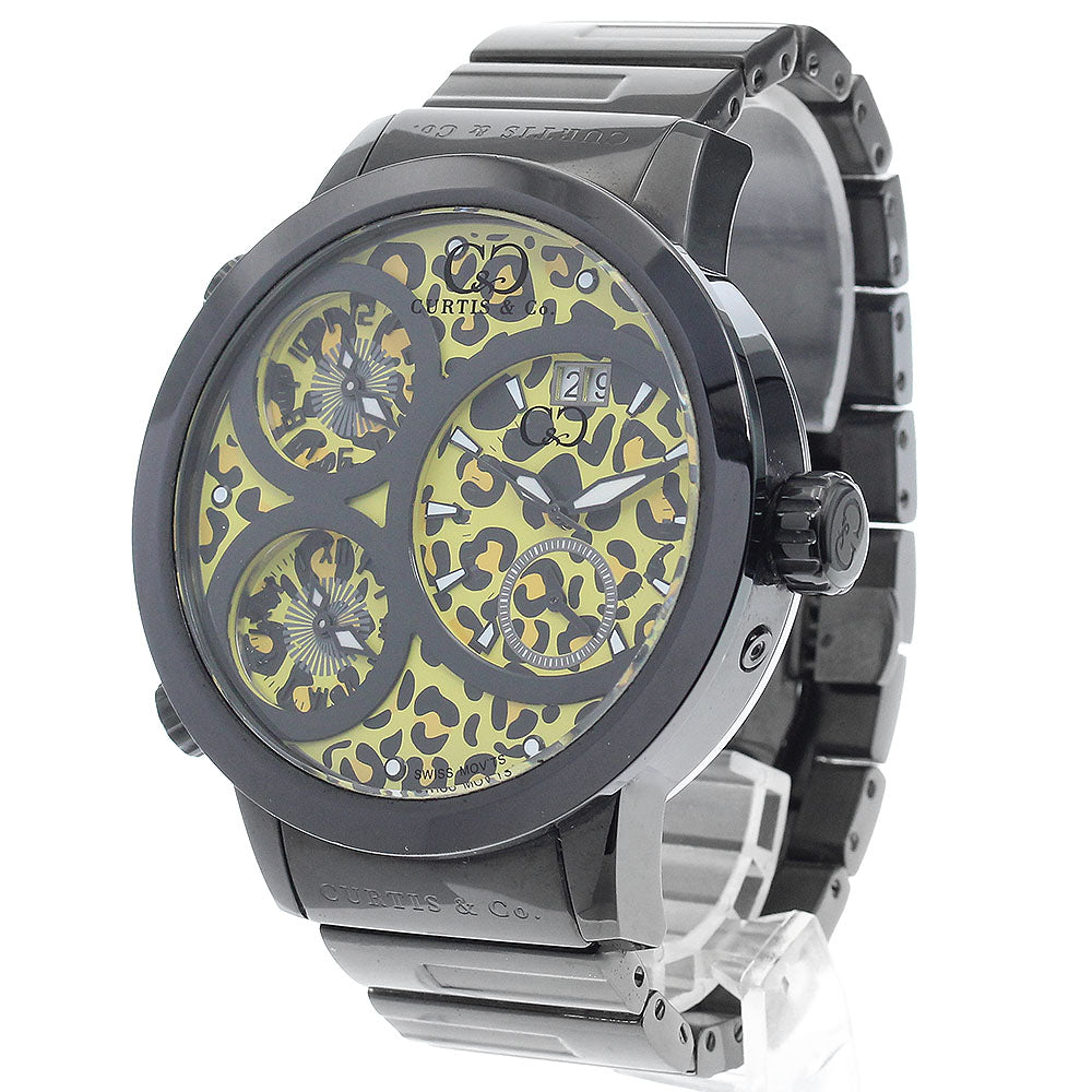 Curtis & Co. SUW57JPJGY Big Time World Date Quartz Men's Watch with Warranty