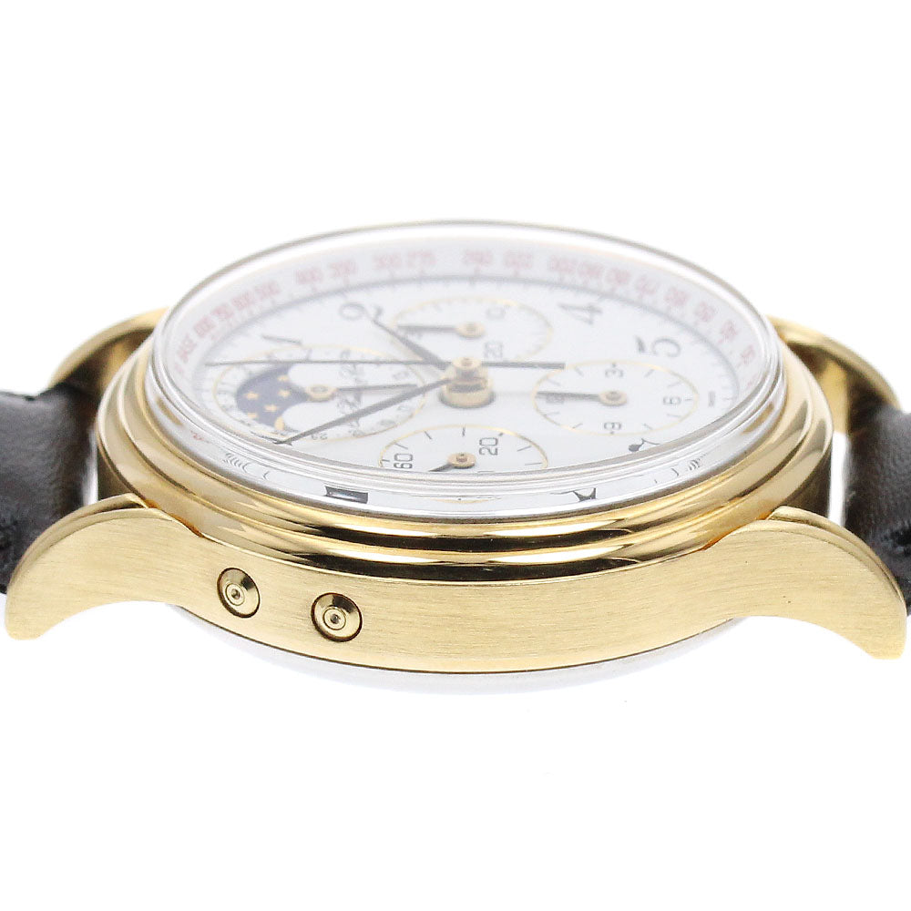 Heuer 188.205/1 Edward 125th Anniversary Moon Phase Chronograph Manual Winding Men's Watch - Excellent Condition