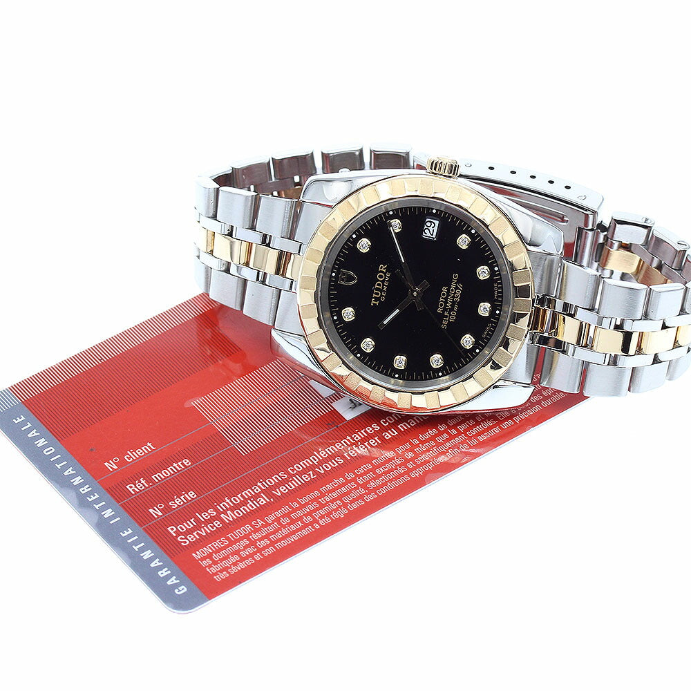TUDOR 21013 Classic Date Yellow Gold Combination Automatic Men's Watch with Warranty