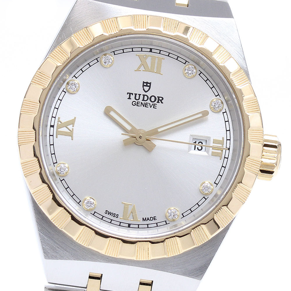 TUDOR M28303-0002 Royal Date 8P Diamond Automatic Ladies Watch Excellent Condition with Warranty Card