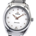 OMEGA 220.10.28.60.54.001 Seamaster Aqua Terra 4P Diamond Quartz Ladies Watch Excellent Condition with Warranty.