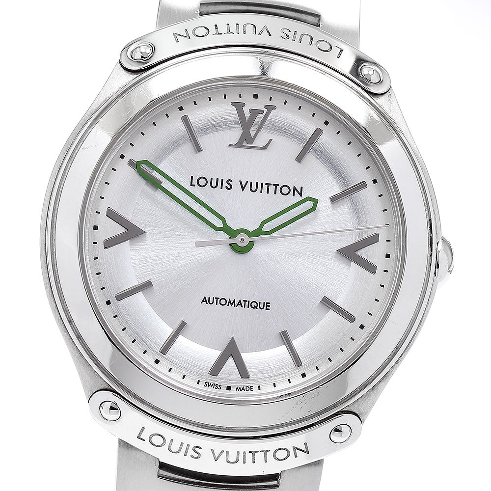 LOUIS VUITTON Q6G20 Fifty-Five Automatic Men's Watch with Warranty Card