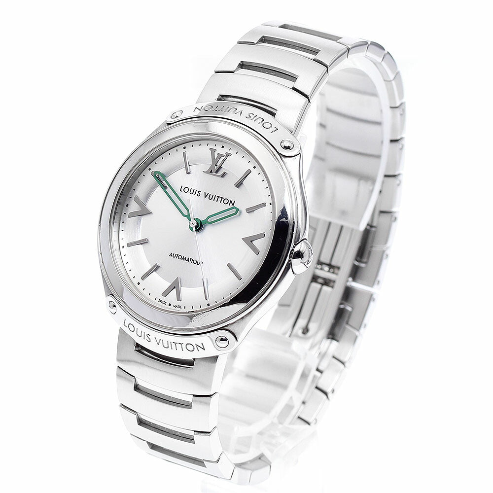 LOUIS VUITTON Q6G20 Fifty-Five Automatic Men's Watch with Warranty Card