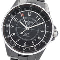 CHANEL H3102 J12 GMT Black Ceramic Automatic Men's Watch (Good Condition)