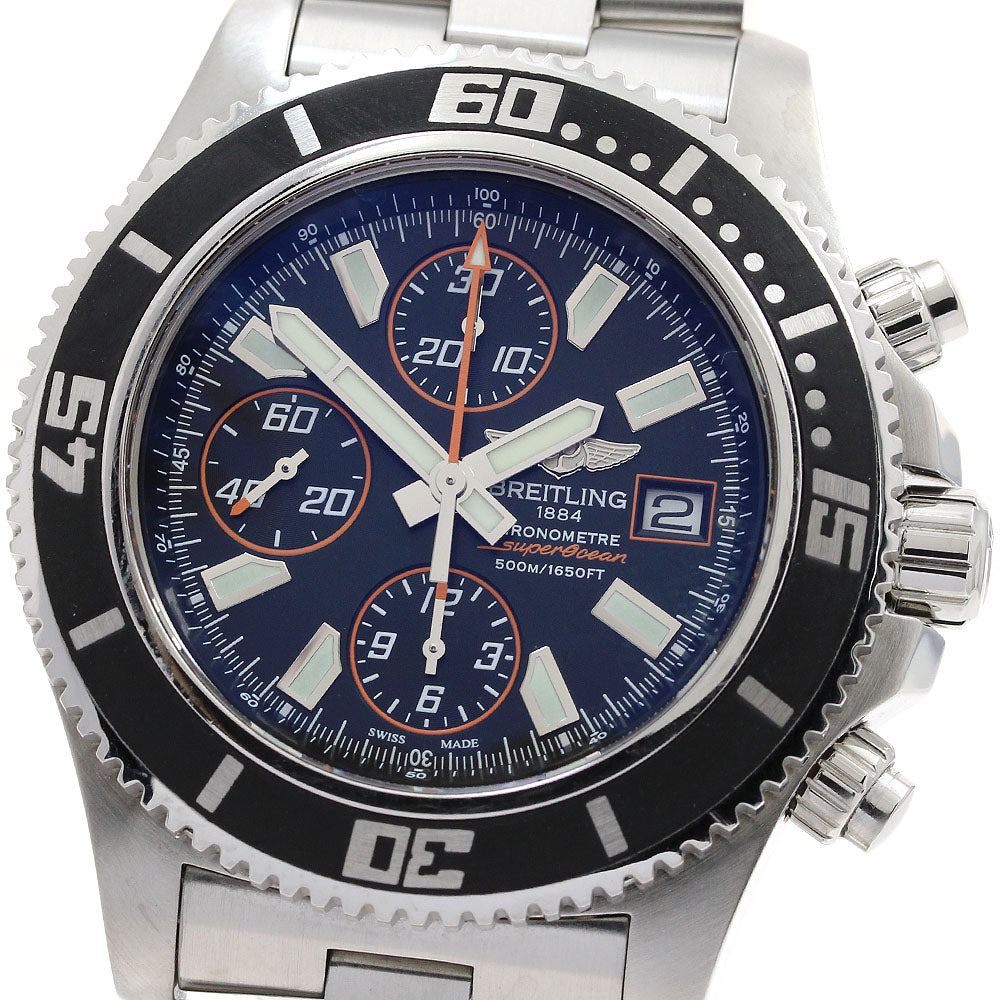 BREITLING A13341 Superocean Chronograph Automatic Men's Watch (with box and warranty)