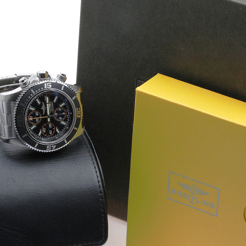 BREITLING A13341 Superocean Chronograph Automatic Men's Watch (with box and warranty)