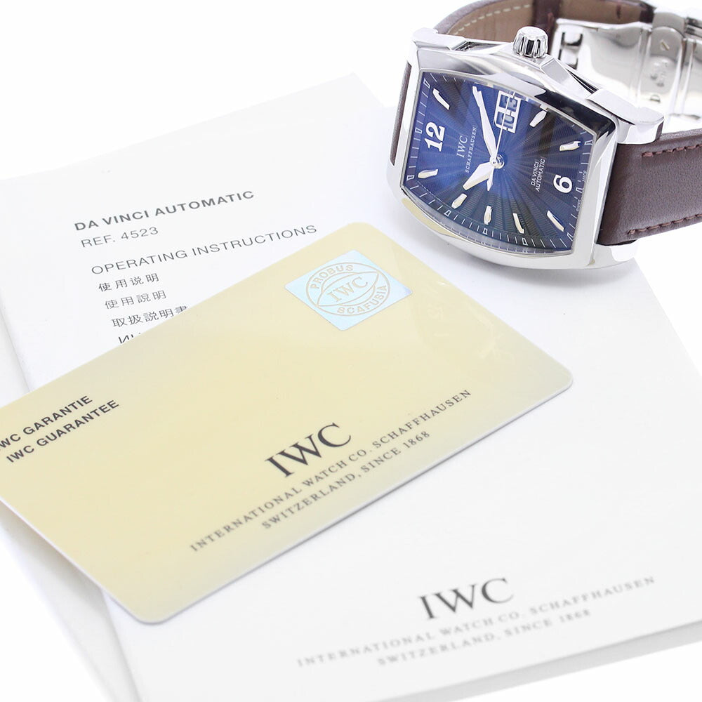 IWC SCHAFFHAUSEN IW452306 Da Vinci Big Date Automatic Men's Watch Excellent Condition with Warranty.