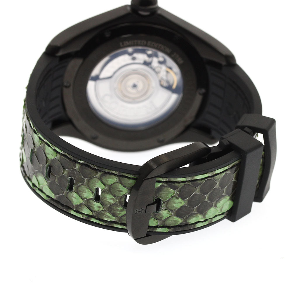 CORUM 082.410.98/0337 PV01 Bubble 42 Green Limited Automatic Men's Watch Excellent Condition with Warranty Card