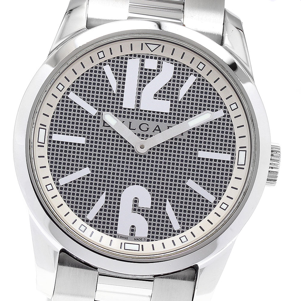 BVLGARI ST37S Solo Tempo Quartz Men's Watch (Good Condition)