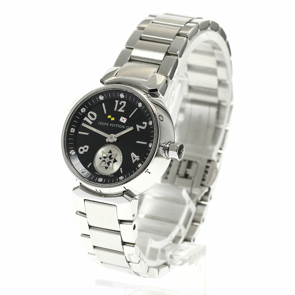 LOUIS VUITTON Q12M1 Tambour Lovely Cup 12P Diamond Quartz Women's Watch