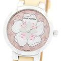 LOUIS VUITTON Q12MGE Tambour 8-Diamond Quartz Women's Watch with Box and Warranty Card