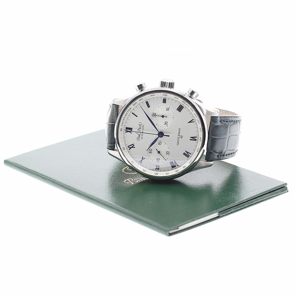Paul Picot 4109 Gentleman 42 Chronograph Automatic Men's Watch Excellent Condition with Warranty.