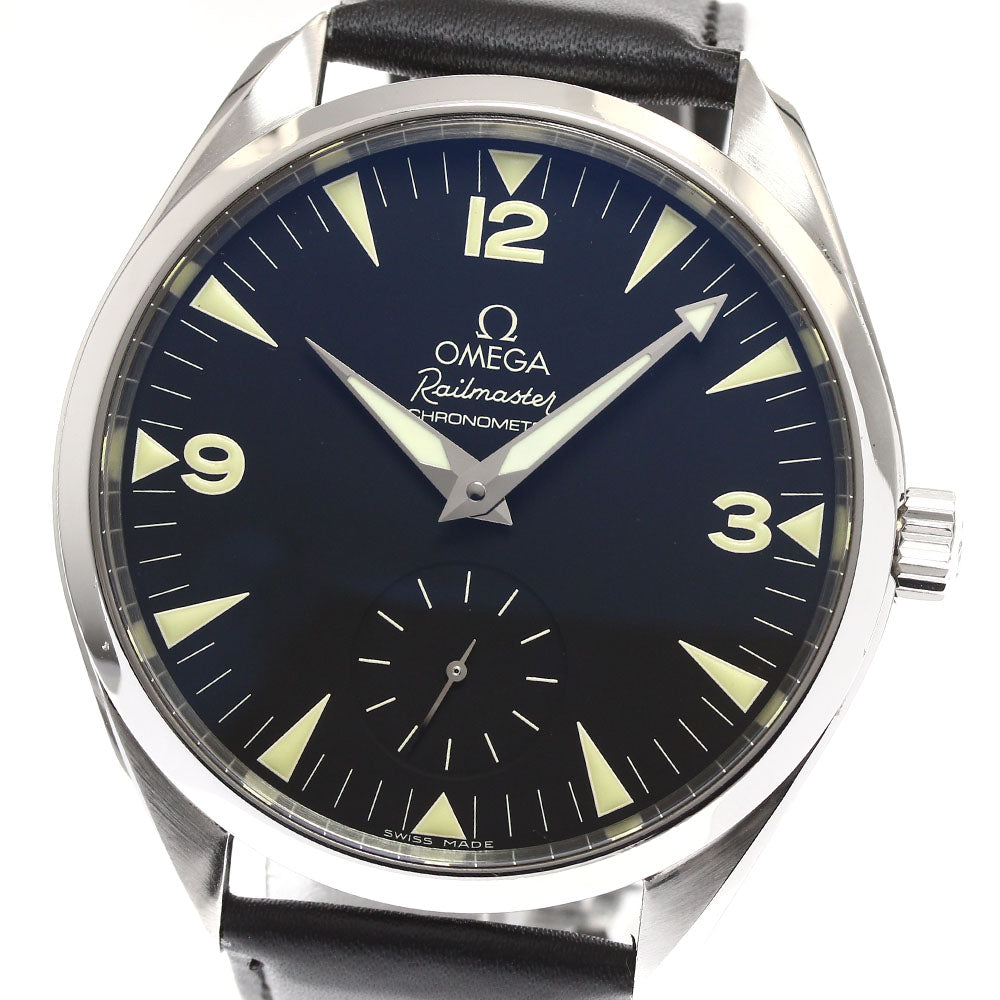 OMEGA 2806.52.37 Seamaster Railmaster Chronometer Manual Winding Men's Watch