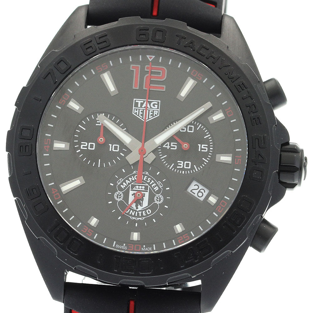 TAG Heuer CAZ101J Formula 1 Manchester United Date Chronograph Quartz Men's Watch - Excellent Condition