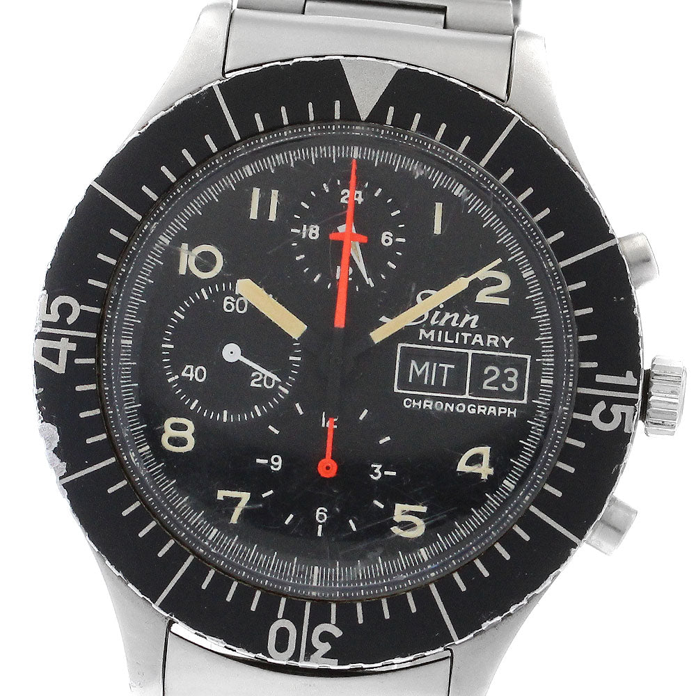 Sinn 156.B Military Pilot Chronograph Day-Date Automatic Men's Watch