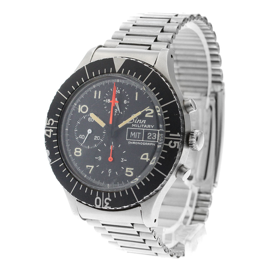 Sinn 156.B Military Pilot Chronograph Day-Date Automatic Men's Watch