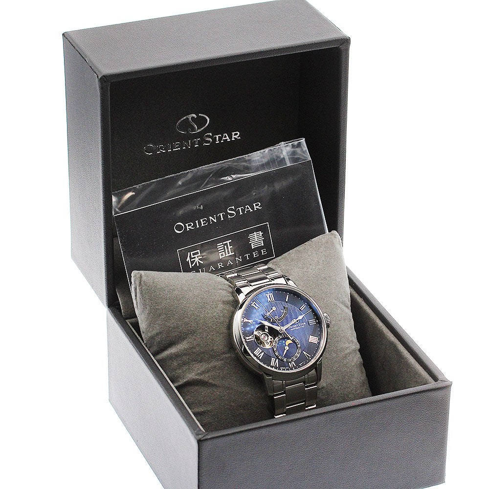 ORIENT RK-AY0103L/F7M6-UAB0 Orient Star Mechanical Moon Phase Automatic Men's Watch Excellent Condition with Inner Box and Warranty Card.