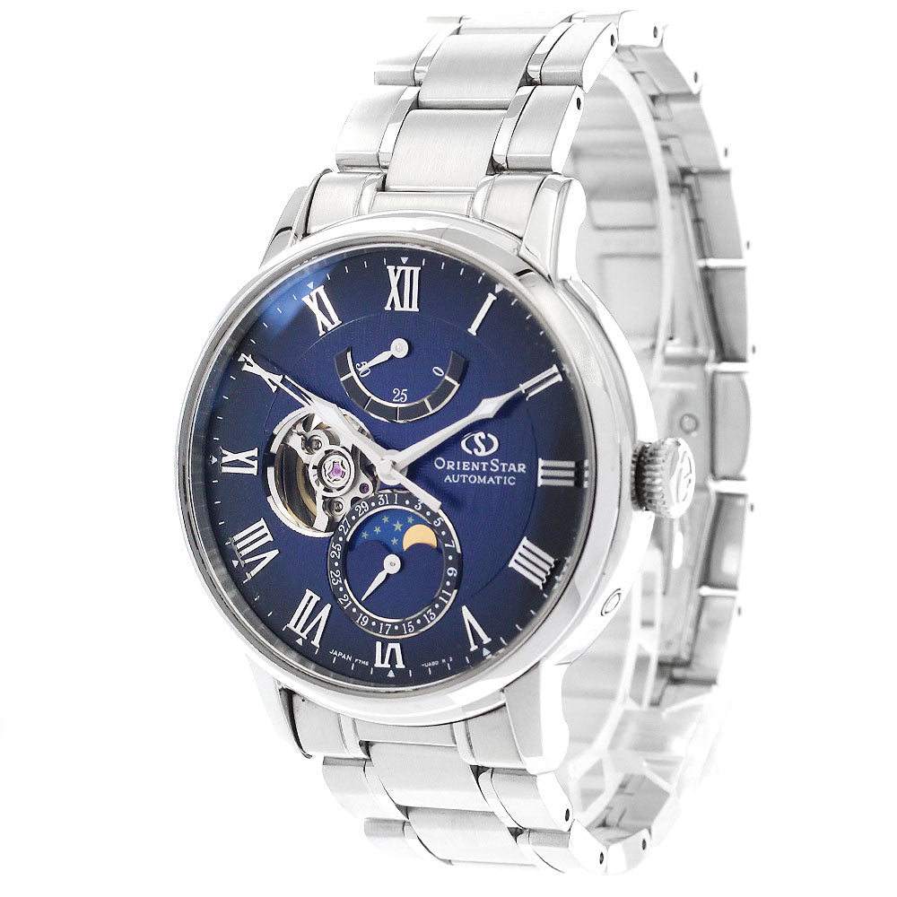 ORIENT RK-AY0103L/F7M6-UAB0 Orient Star Mechanical Moon Phase Automatic Men's Watch Excellent Condition with Inner Box and Warranty Card.