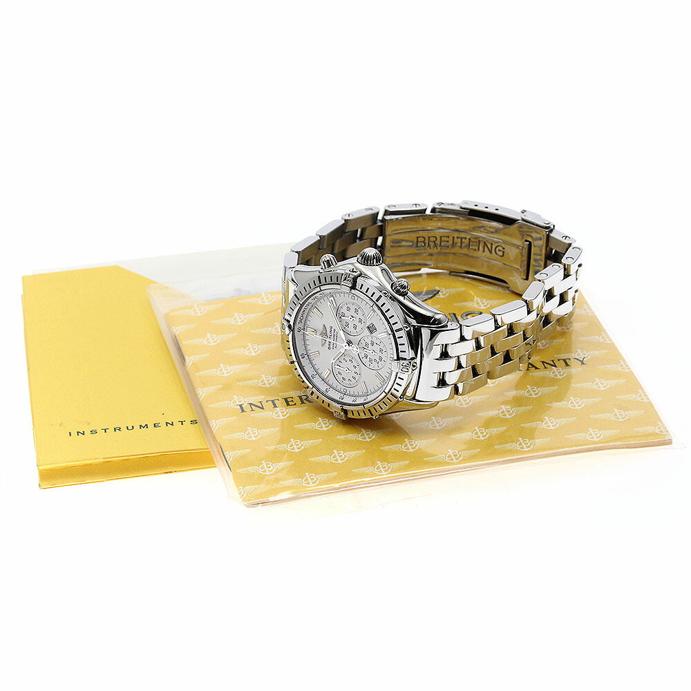 BREITLING A35312 Shadow Flyback Date Chronograph Men's Watch with Warranty
