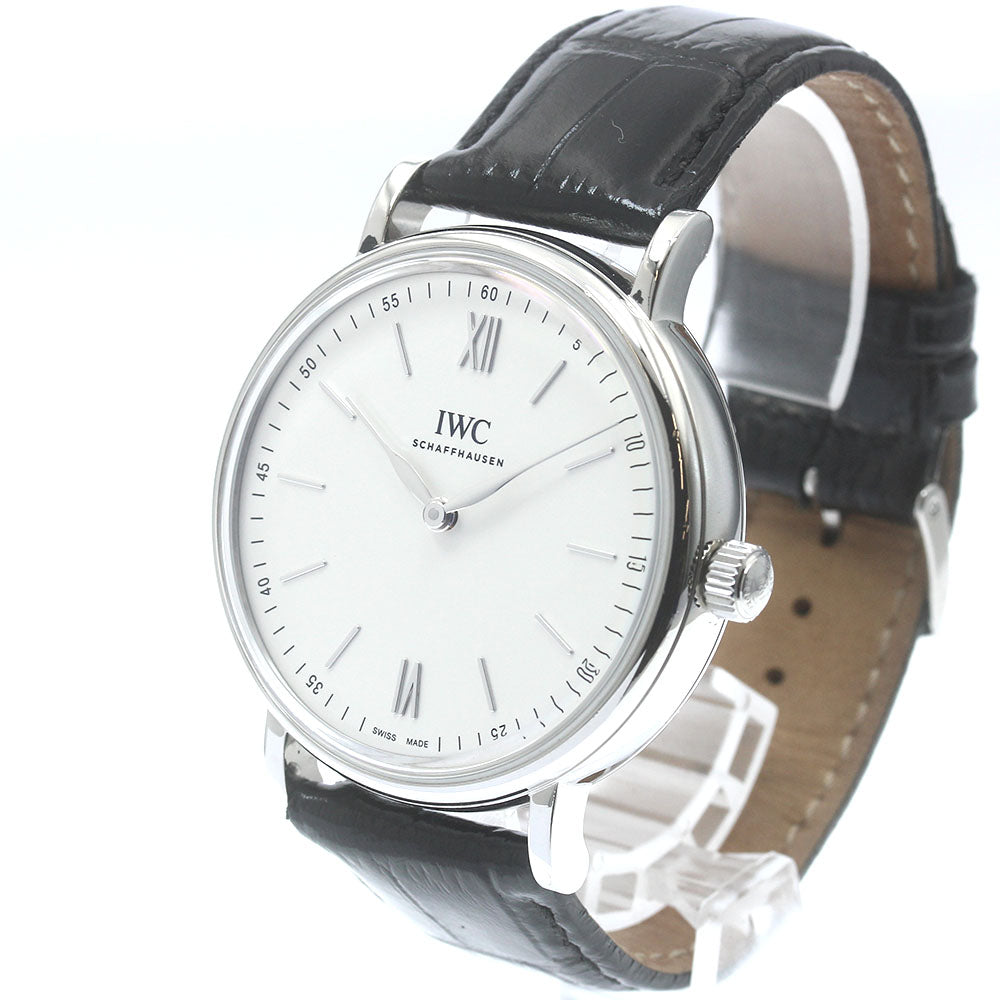 IWC SCHAFFHAUSEN IW511102 Portofino Pure Classic Hand-Wound Men's Watch with Warranty