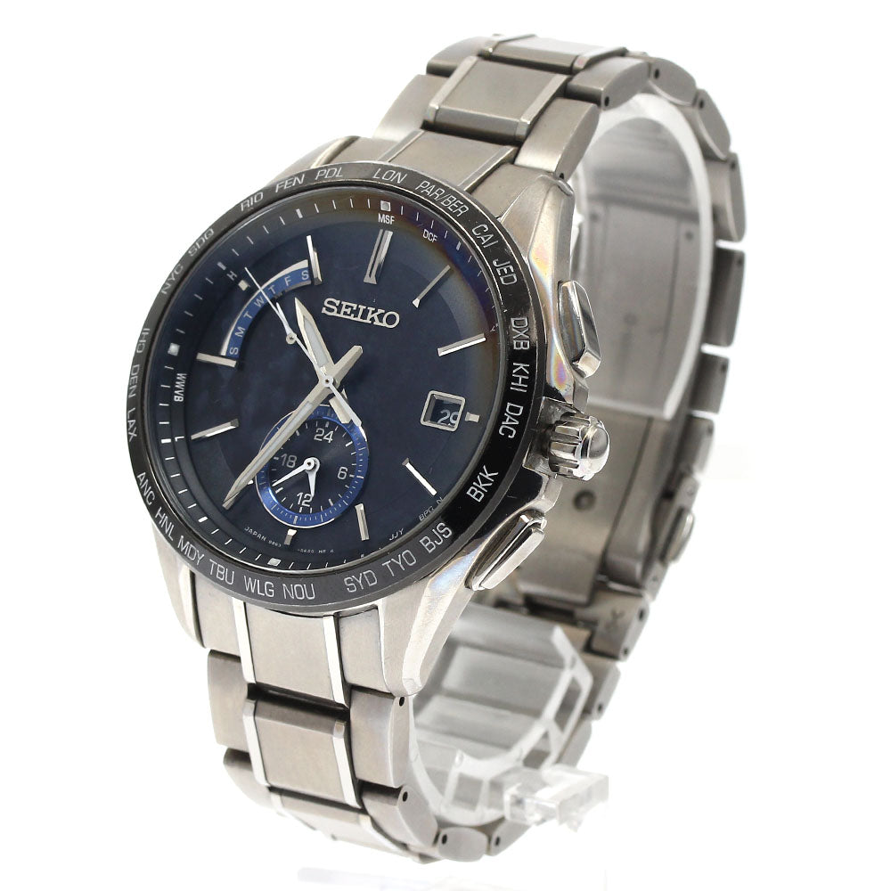 SEIKO SAGA235/8B63-0AB0 Brightz Day-Date Solar Radio-Controlled Men's Watch (Comes with Box and Warranty)