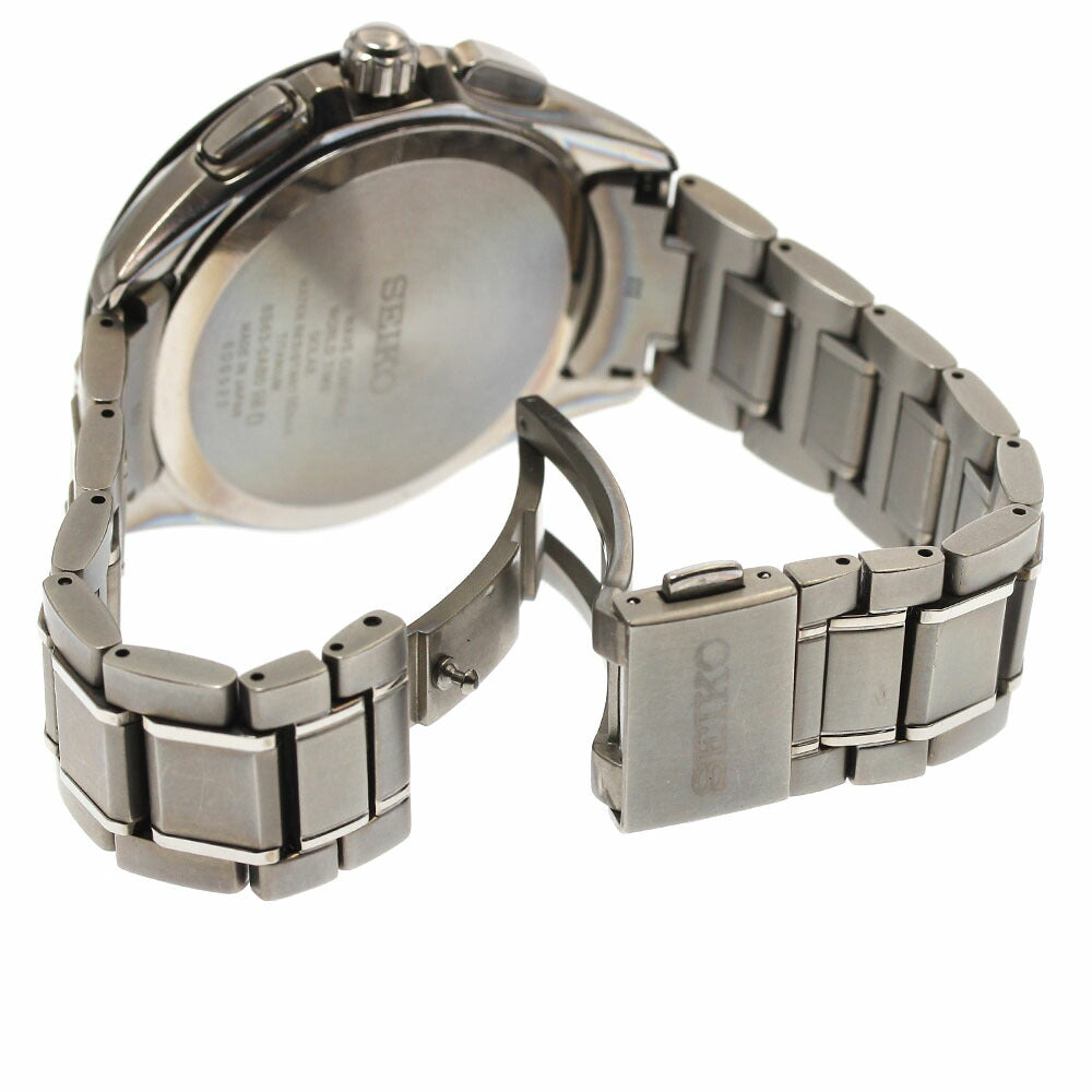 SEIKO SAGA235/8B63-0AB0 Brightz Day-Date Solar Radio-Controlled Men's Watch (Comes with Box and Warranty)
