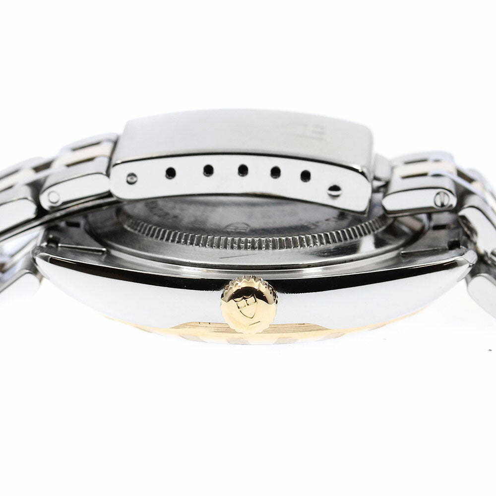 TUDOR 21013 Classic Date Yellow Gold Combination 10-Diamond Automatic Men's Watch with Warranty Card